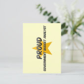 政府予誇りを持った算アナリスト ポストカード (スタンド正面)