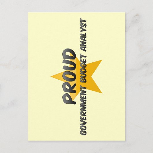 政府予誇りを持った算アナリスト ポストカード (正面)
