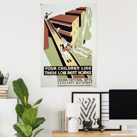 政府住宅 ポスター (ホームオフィス)