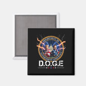 政府効率化省 DOGE トランプ 47t マグネット (正面/裏面)
