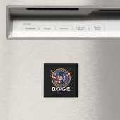 政府効率化省 DOGE トランプ 47t マグネット (インサイチュ (食洗機))