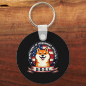 政府効率局などDoge D.o. キーホルダー (正面)