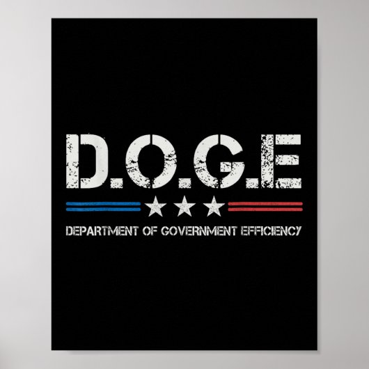 政府効率局などDoge D.o. ポスター (正面)