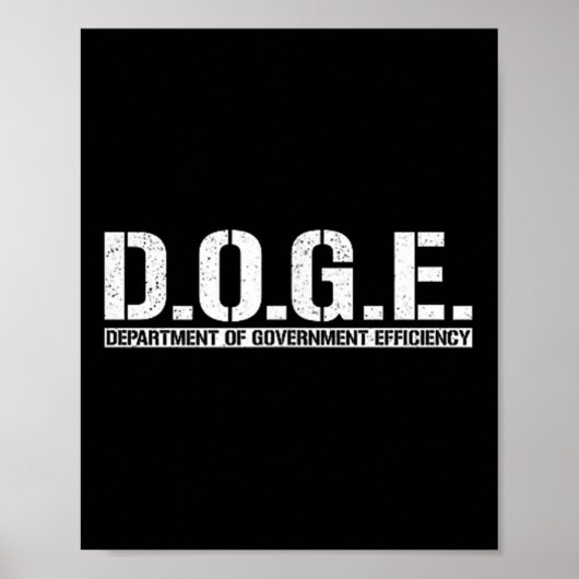 政府効率局などDoge D.o. ポスター (正面)
