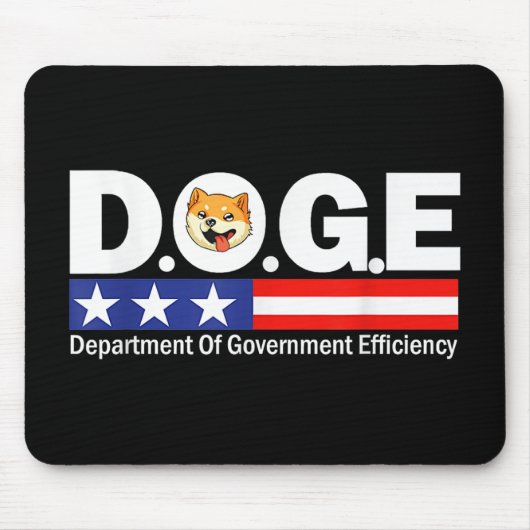 政府効率局などDoge D.o. マウスパッド (正面)