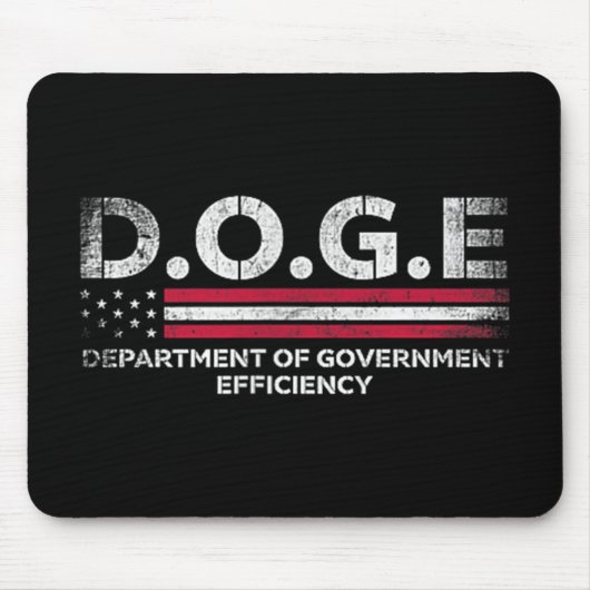 政府効率局などDoge D.o. マウスパッド (正面)