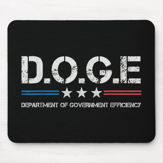 政府効率局などDoge D.o. マウスパッド (正面)