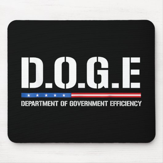 政府効率局などDoge D.o. マウスパッド (正面)