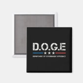 政府効率局などDoge D.o. マグネット (正面/裏面)
