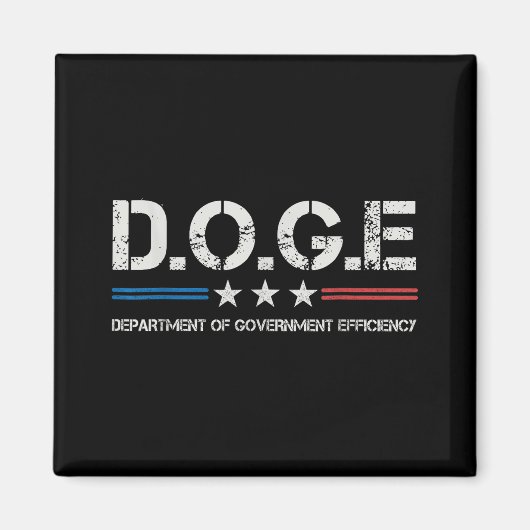 政府効率局などDoge D.o. マグネット (正面)