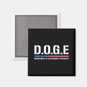 政府効率局などDoge D.o. マグネット (正面/裏面)