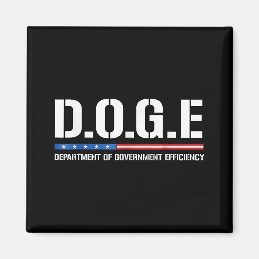 政府効率局などDoge D.o. マグネット (正面)