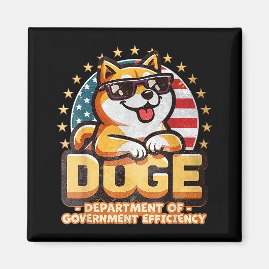 政府効率局などDoge D.o. マグネット (正面)