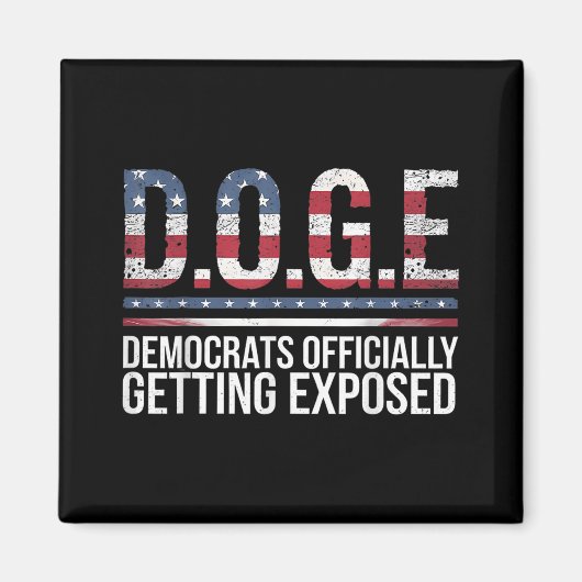 政府効率局などDoge D.o. マグネット (正面)