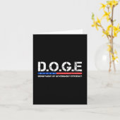 政府効率局のD.o.例： Doge Department of Government Efficie カード (黄色い花)