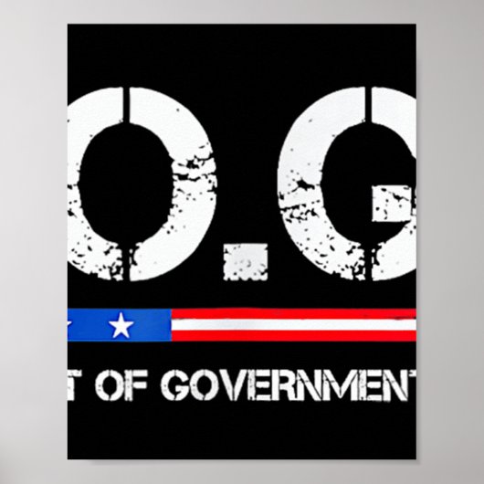 政府効率局のD.o.例： Doge Department of Government Efficie ポスター (正面)