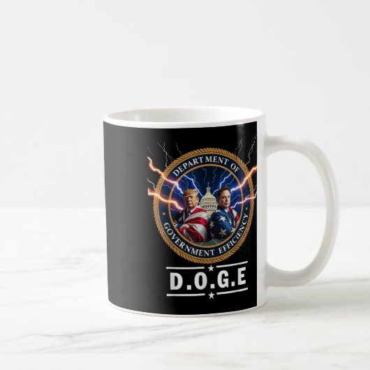 政府効率局ドージトランプ コーヒーマグカップ (右)