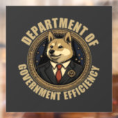 政府効率局ドージドッグ ウィンドウサイン (シート2)