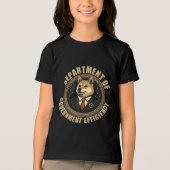 政府効率局ドージドッグ トライブレンドTシャツ (正面)