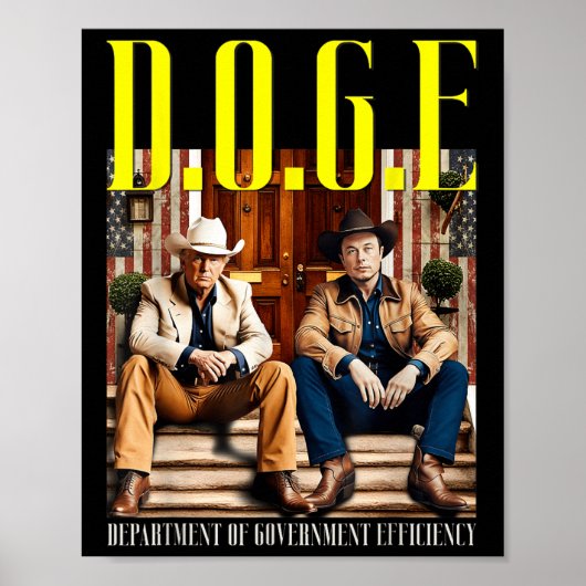 政府効率部門Teeなど ポスター (正面)