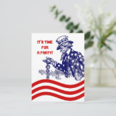 政府又は軍隊退職パーティの招待状 招待状 (スタンド正面)