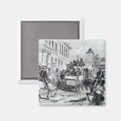 政府搬送の到達 マグネット (正面/裏面)