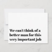 政府案おもしろい案が米国招待状と結婚 招待状 (正面)