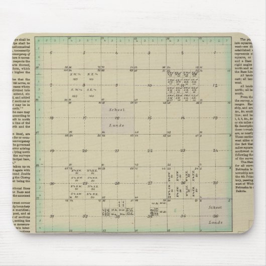 政府調査の説明 マウスパッド (正面)