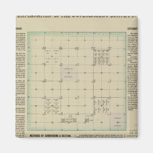 政府調査の説明 マグネット (正面)