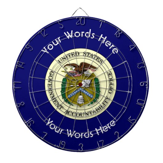 政府責任事務所GAO ダーツボード (正面)