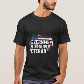 政府閉鎖退役軍人 Tシャツ