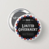 政府2013 缶バッジ (正面&裏面)