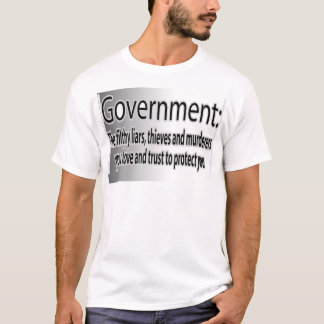 政府: 不潔な嘘つき Tシャツ
