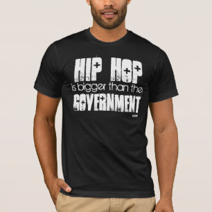政府BLKより大きいヒップホップ Tシャツ