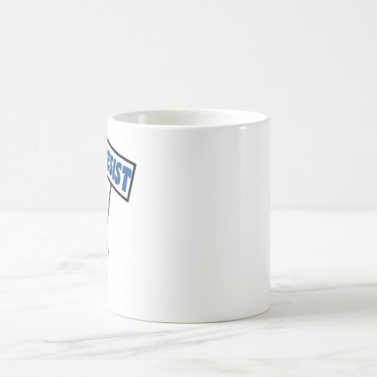 政治おもしろいミームペンギン関税 コーヒーマグカップ (中央)