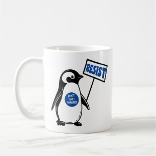 政治おもしろいミームペンギン関税 コーヒーマグカップ