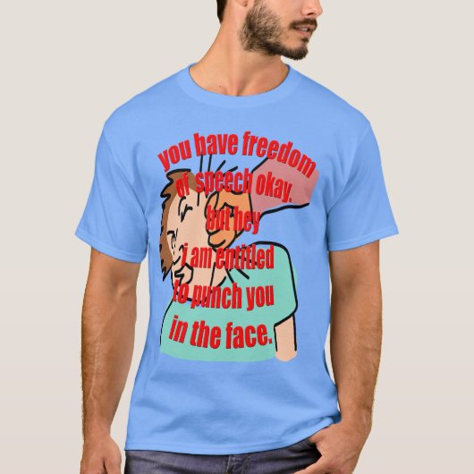 政治おもしろい引用文 Tシャツ (正面)