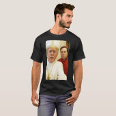 政治おもしろい法王トランプElon Musk Tシャツ – Sa (正面フル)