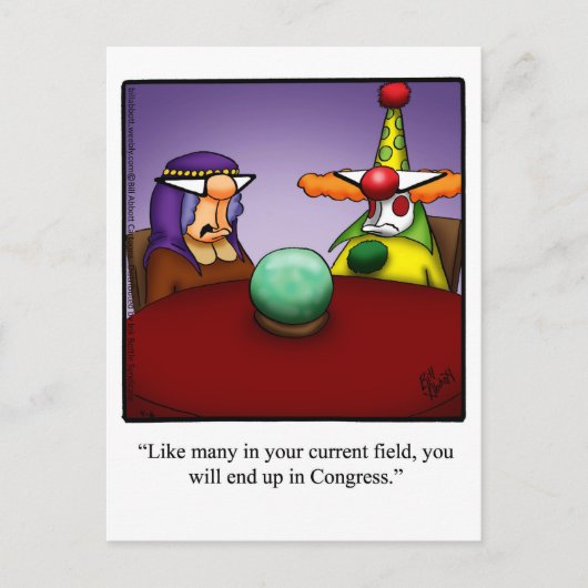 政治おもしろい用はがき ポストカード (正面)