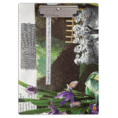 政治おもしろい的なジョークの森の気候変動の風刺 クリップボード (正面)