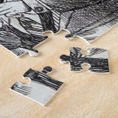 政治おもしろい的なジョークの森の気候変動の風刺 ジグソーパズル (側面)