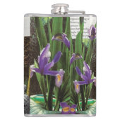 政治おもしろい的なジョークの森の気候変動の風刺 フラスク (裏面)