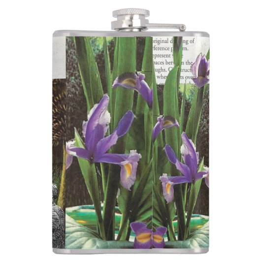 政治おもしろい的なジョークの森の気候変動の風刺 フラスク (裏面)