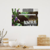 政治おもしろい的なジョークの森の気候変動の風刺 ポスター (キッチン)