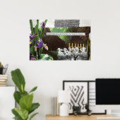 政治おもしろい的なジョークの森の気候変動の風刺 ポスター (ホームオフィス)