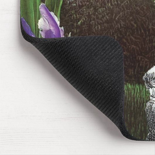 政治おもしろい的なジョークの森の気候変動の風刺 マウスパッド (コーナー)