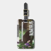 政治おもしろい的なジョークの森の気候変動の風刺 ラゲッジタグ (正面縦)