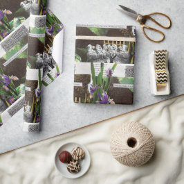 政治おもしろい的なジョークの森の気候変動の風刺 ラッピングペーパー