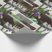 政治おもしろい的なジョークの森の気候変動の風刺 ラッピングペーパー (角)