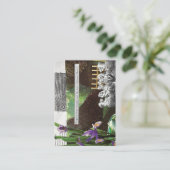 政治おもしろい的なジョークの森の気候変動の風刺 名刺 (スタンド正面)